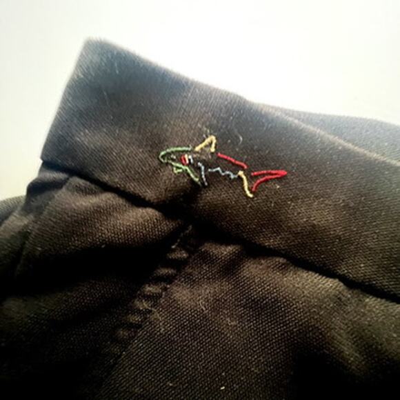 Greg Norman Black Slacks with Cuffed Hem 50x30 RN 69421. - Picture 4 of 9